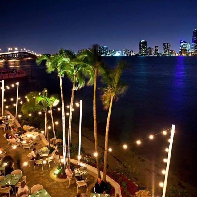 The Rusty Pelican Restaurant Boat Dock Key Biscayne